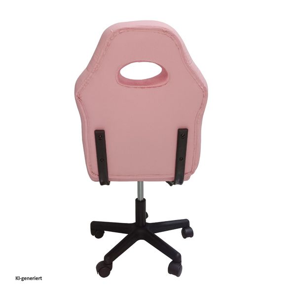 Produktbild: HTI-Living Schreibtischstuhl h&ouml;henverstellbar 360&deg;-Drehfunktion Rosa-Wei&szlig;