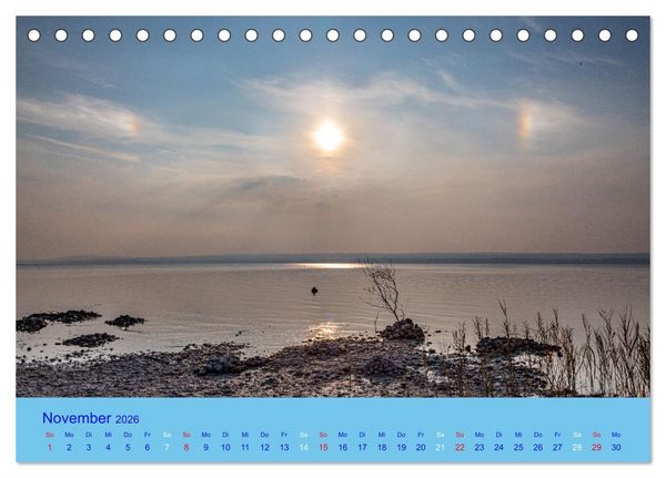 Produktbild: Ammersee-Ansichten (Tischkalender 2026 DIN A5 quer), CALVENDO Monatskalender