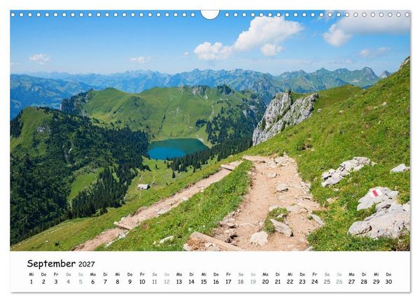 Produktbild: Faszination Berner Oberland - Wanderlust und Gipfelblick (Wandkalender 2027 DIN A3 quer), CALVENDO Monatskalender