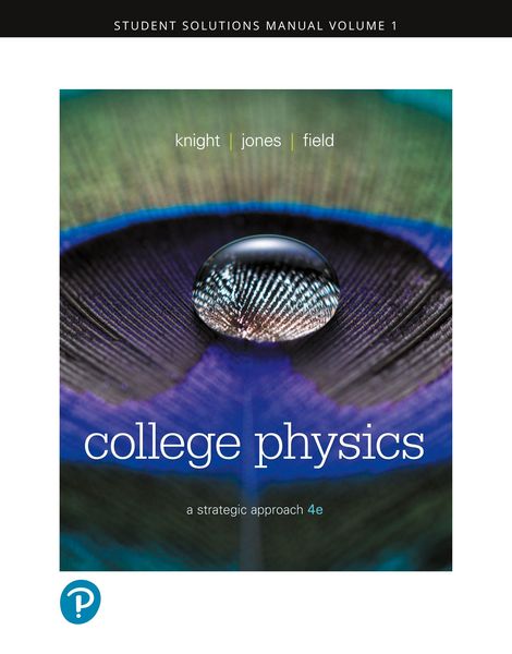 Produktbild: Student Solutions Manual for College Physics: A Strategic Approach, Volume 1 (Chapters 1-16)