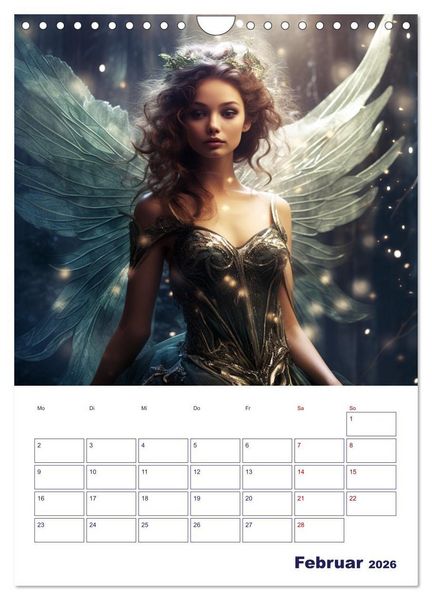 Produktbild: Die wundersame Welt der Zauberwesen (Wandkalender 2026 DIN A4 hoch), CALVENDO Monatskalender