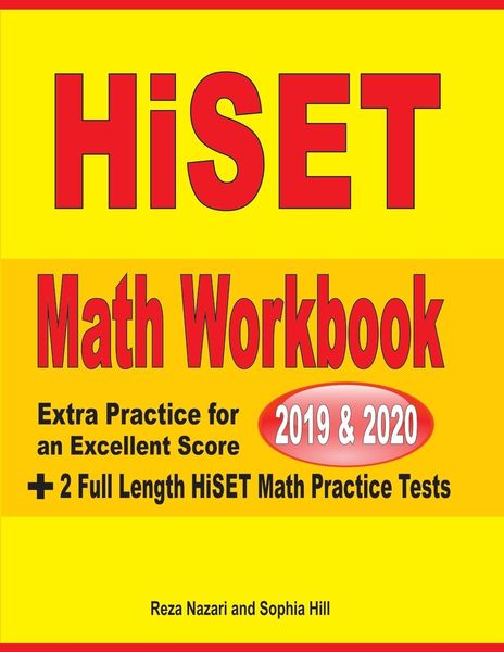 HiSET Math Workbook 2019 & 2020