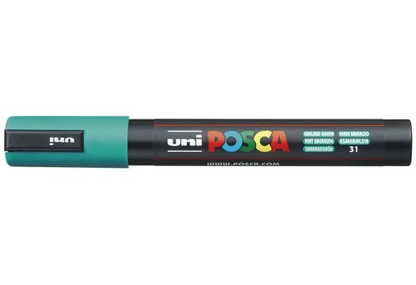 Produktbild: uni-ball Marker uni POSCA PC-5M smaragdgr&uuml;n