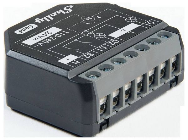Produktbild: Shelly 2PM Gen4 Steuerger&auml;t Bluetooth, Wi-Fi, ZigBee