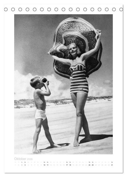 Produktbild: Sommer am Strand (Tischkalender 2026 DIN A5 hoch), CALVENDO Monatskalender