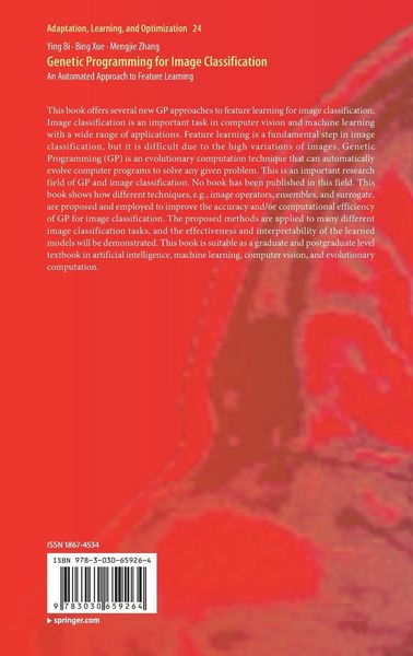 Produktbild: Genetic Programming for Image Classification