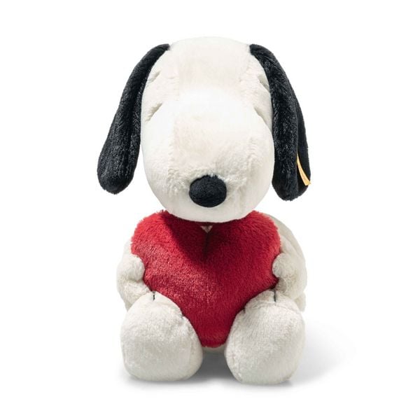 Produktbild: Steiff 024375 - Snoopy Love, 30 cm, Pl&uuml;sch-Hund aus der Comicserie Peanuts