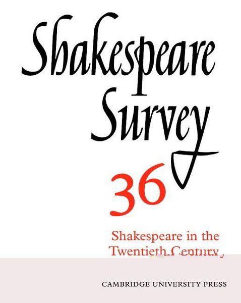 Produktbild: Shakespeare Survey
