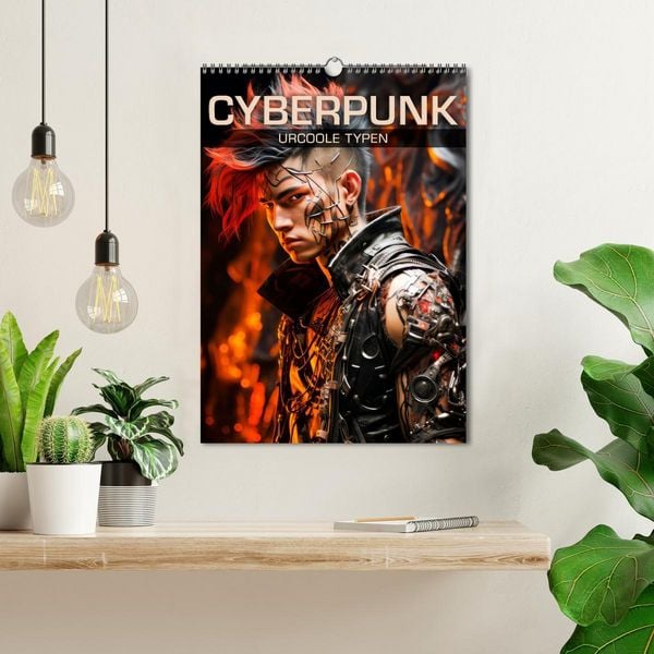 Produktbild: CYBERPUNK Urcoole Typen (Wandkalender 2026 DIN A3 hoch), CALVENDO Monatskalender