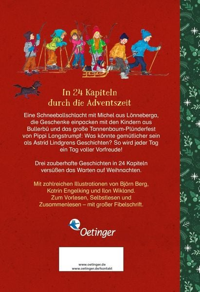 Produktbild: Adventskalender-Geschichten mit Pippi, Michel und den Kindern aus Bullerb&uuml;