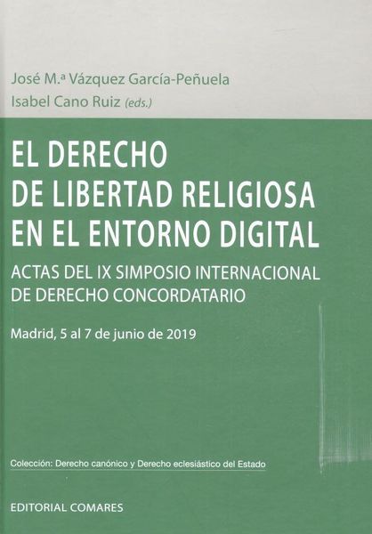 Produktbild: El derecho de libertad religiosa en el entorno digital