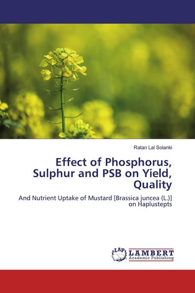 Produktbild: Effect of Phosphorus, Sulphur and PSB on Yield, Quality