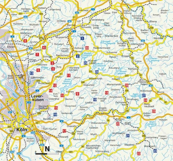 Produktbild: Wanderungen f&uuml;r Langschl&auml;fer Bergisches Land