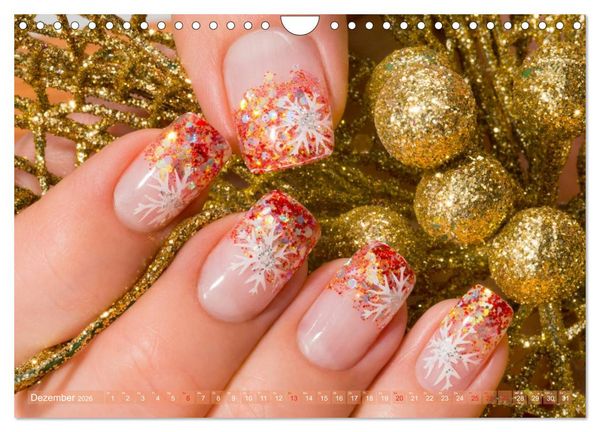 Produktbild: Verg&auml;ngliche Kunst - Nailart Episode 2 (Wandkalender 2026 DIN A4 quer), CALVENDO Monatskalender