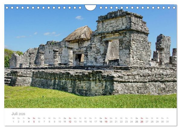 Produktbild: Tulum - Mexico (Wandkalender 2026 DIN A4 quer), CALVENDO Monatskalender