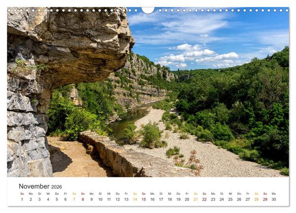 Produktbild: Im S&uuml;den Frankreichs - Ard&egrave;che, La Baume und Sevennen (Wandkalender 2026 DIN A3 quer), CALVENDO Monatskalender