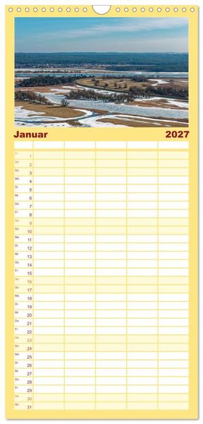 Produktbild: Familienplaner 2027 - Nationalpark Unteres Odertal mit 5 Spalten (Wandkalender, 21 x 45 cm) CALVENDO