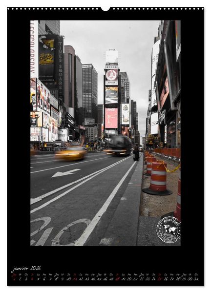 Produktbild: New York &ndash; Portraits incontournables (Calendrier mural 2026 DIN A2 horizontal) calendrier de bureau