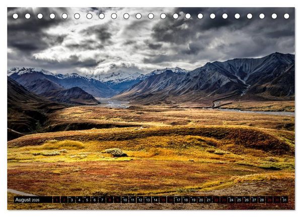 Produktbild: Alaska - Farben und Licht (Tischkalender 2026 DIN A5 quer), CALVENDO Monatskalender