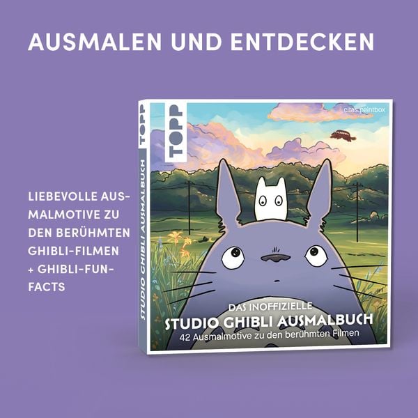 Das inoffizielle Studio Ghibli Ausmalbuch