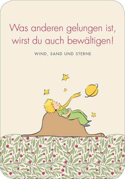 Produktbild: Der Kleine Prinz. 50 Gl&uuml;cksk&auml;rtchen f&uuml;r jeden Tag