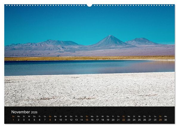 Produktbild: Atacama: Die W&uuml;ste im Norden Chiles (hochwertiger Premium Wandkalender 2026 DIN A2 quer), Kunstdruck in Hochglanz
