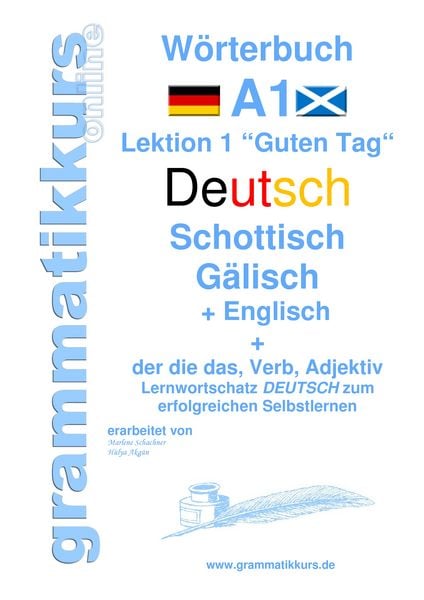 Produktbild: W&ouml;rterbuch Deutsch - Schottisch - G&auml;lisch Englisch