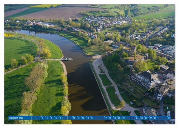 Produktbild: Die Obere Weser - von Bad Karlshafen bis Hameln (Tischkalender 2026 DIN A5 quer), CALVENDO Monatskalender
