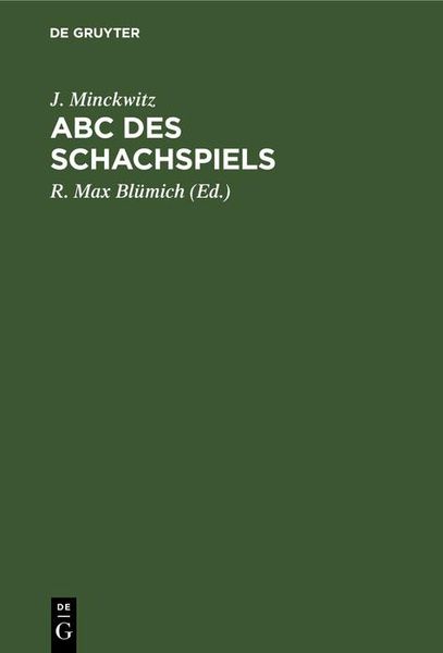 Produktbild: Abc des Schachspiels