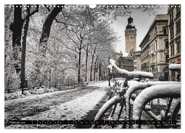 Produktbild: Leipzig Kalender Perspektiven (Wandkalender 2026 DIN A3 quer), CALVENDO Monatskalender