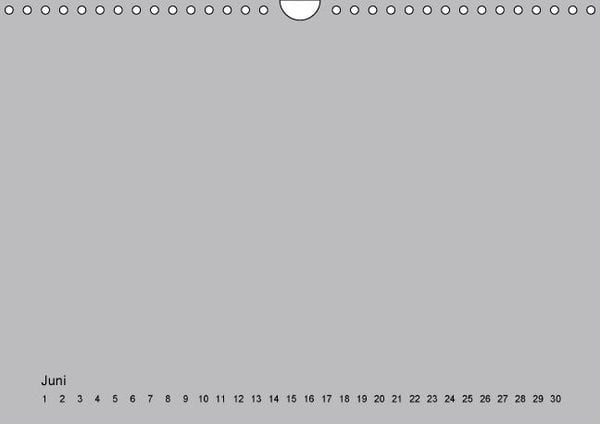 Produktbild: Geburtstags - Bastelkalender - Grau (Wandkalender immerw&auml;hrend DIN A4 quer)