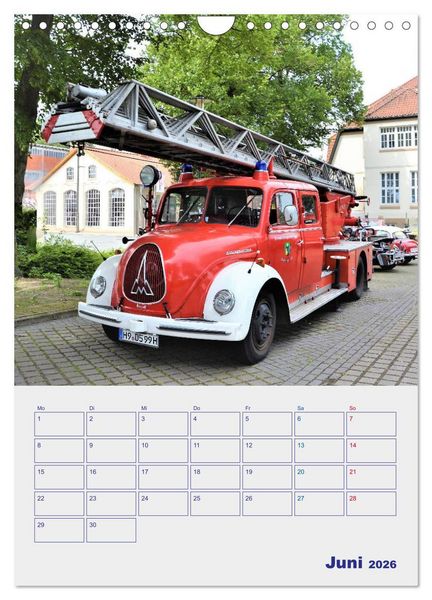 Produktbild: FEUERWEHR-Legende (Wandkalender 2026 DIN A4 hoch), CALVENDO Monatskalender