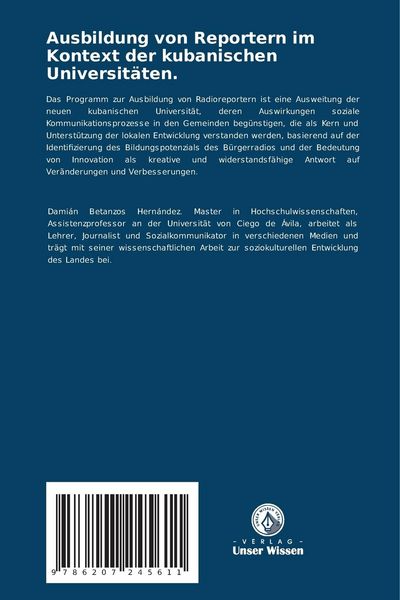 Produktbild: Ausbildung von Reportern im Kontext der kubanischen Universit&auml;ten.