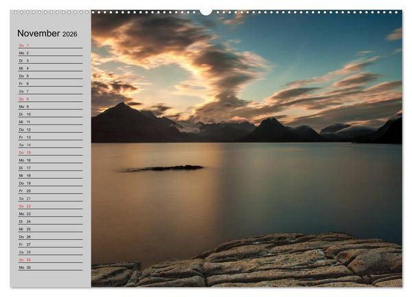 Produktbild: Schottland. Herbe Natursch&ouml;nheit (hochwertiger Premium Wandkalender 2026 DIN A2 quer), Kunstdruck in Hochglanz