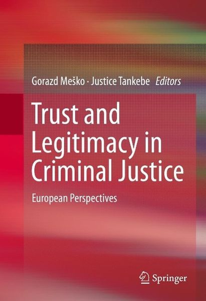Produktbild: Trust and Legitimacy in Criminal Justice