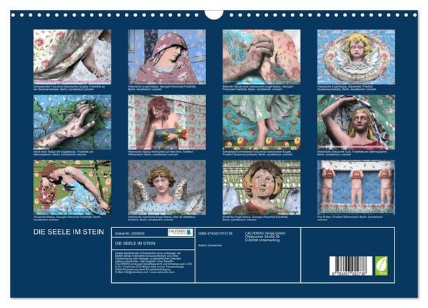 Produktbild: DIE SEELE IM STEIN (Wandkalender 2026 DIN A3 quer), CALVENDO Monatskalender