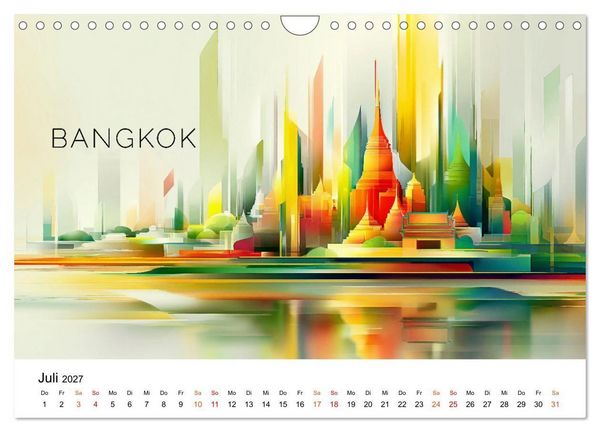 Produktbild: St&auml;dte der Welt - Premium Edition (Wandkalender 2027 DIN A4 quer), CALVENDO Monatskalender
