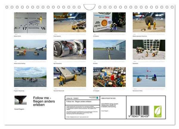 Produktbild: Follow me - fliegen anders erleben (Wandkalender 2026 DIN A4 quer), CALVENDO Monatskalender