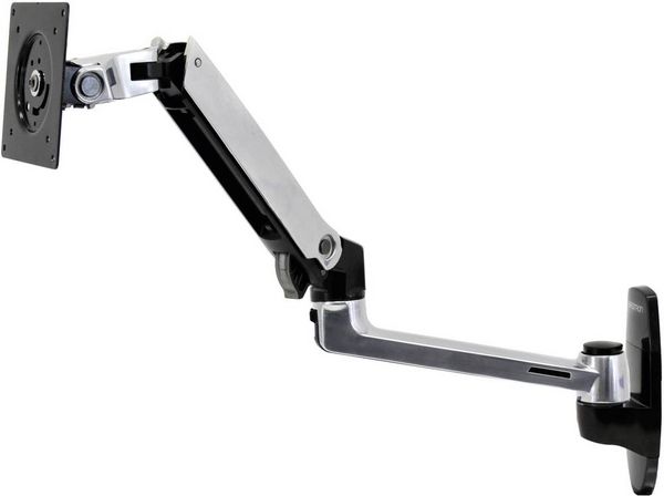 Produktbild: Ergotron Monitor-Wandhalterung LX Arm Wall Mount 1 Display(s) 38,1 cm (15") - 86,4 cm (34") Aluminium H&ouml;henverstellbar, Neigbar, Schwenkbar