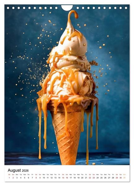Produktbild: Iced Euphoria (Wall Calendar 2026 DIN A4 portrait), CALVENDO 12 Month Wall Calendar
