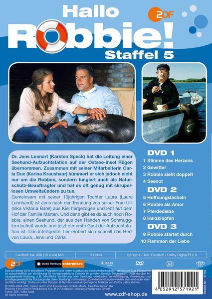 Produktbild: Hallo Robbie - Staffel 5 [3 DVDs]