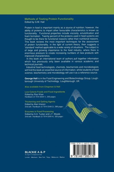 Produktbild: Methods of Testing Protein Functionality