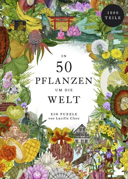 Laurence King Verlag - In 50 Pflanzen um die Welt, 1000 Teile