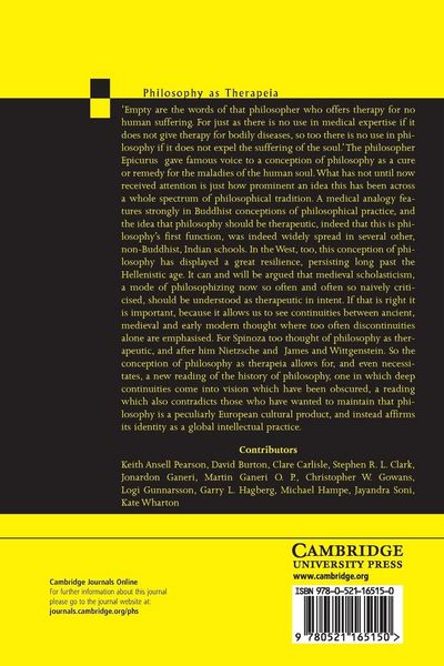 Produktbild: Philosophy as Therapeia