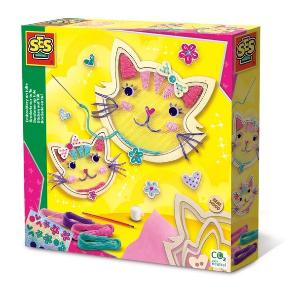 SES CREATIVE Stickset Katze