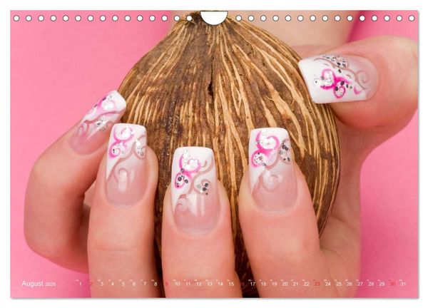 Produktbild: Verg&auml;ngliche Kunst - Nailart Episode 1 (Wandkalender 2026 DIN A4 quer), CALVENDO Monatskalender