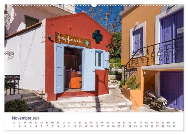 Produktbild: Insel Chalki (hochwertiger Premium Wandkalender 2027 DIN A2 quer), Kunstdruck in Hochglanz