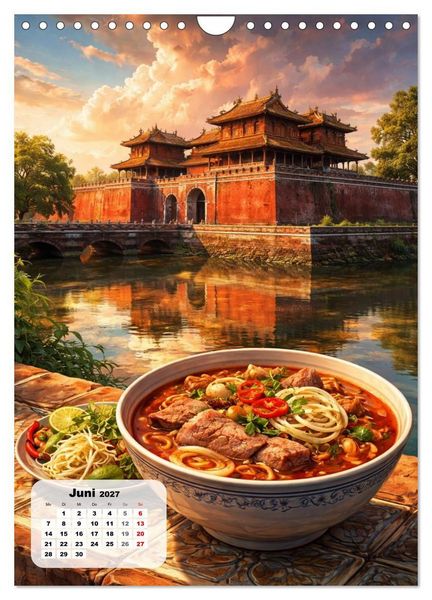 Produktbild: Vietnam - Eine Schlemmerreise durchs Land des aufsteigenden Drachen (Wandkalender 2027 DIN A4 hoch), CALVENDO Monatskalender
