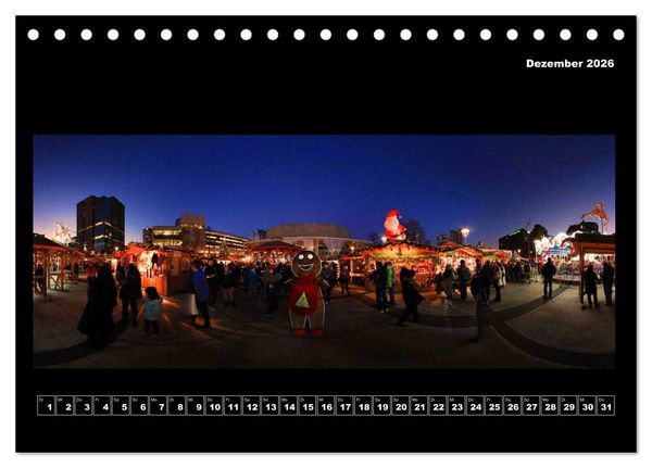 Produktbild: Vancouver / Kanada in faszinierender 360&deg; Panorama-Photographie (Tischkalender 2026 DIN A5 quer), CALVENDO Monatskalender