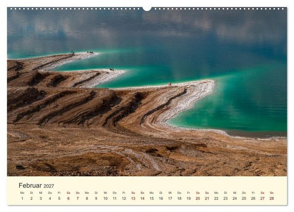 Produktbild: Jordanien Sand, Stein und Salz (Wandkalender 2027 DIN A2 quer), CALVENDO Monatskalender